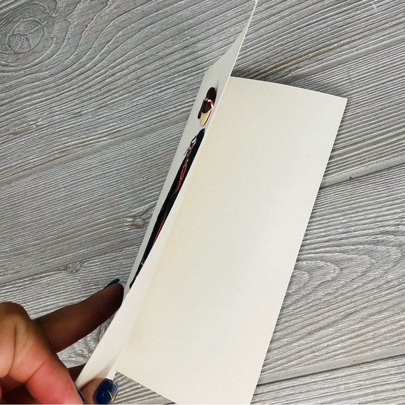 Vintage hand made fabric / paper textured women around the world design cards - Picture 11 of 11